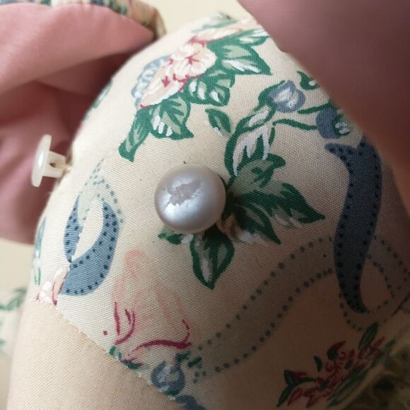 VTG Vantage International Floral Print Mouse Stuffed Animal Collectible Cottage - Picture 5 of 12